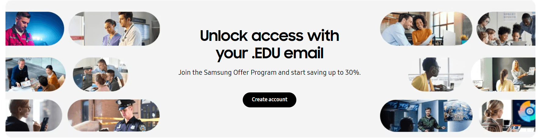 Up to 30% Off with Special Programs — Samsung coupon & deal